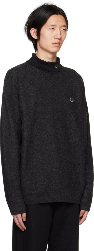 商品Fred Perry|Black Marled Sweater,价格¥1614,第2张图片详细描述