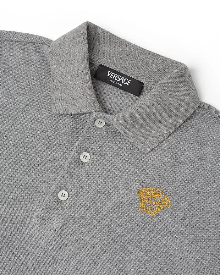 商品Versace|Boys' Piquet Medusa Outline Polo - Little Kid, Big Kid,价格¥1430,第3张图片详细描述