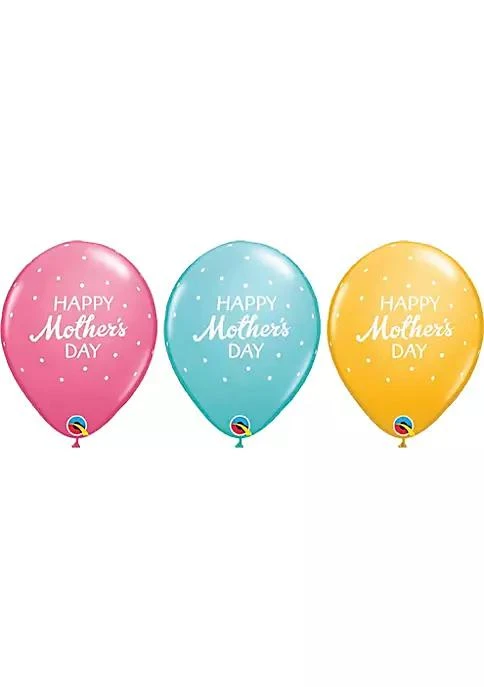 商品LOONBALLOON|Loonballoon Mothers Day Theme Balloon Set Standard Size Heart Shape Love You Mom Satin Blossoms Balloon And 12X Latex Balloons,价格¥150,第2张图片详细描述