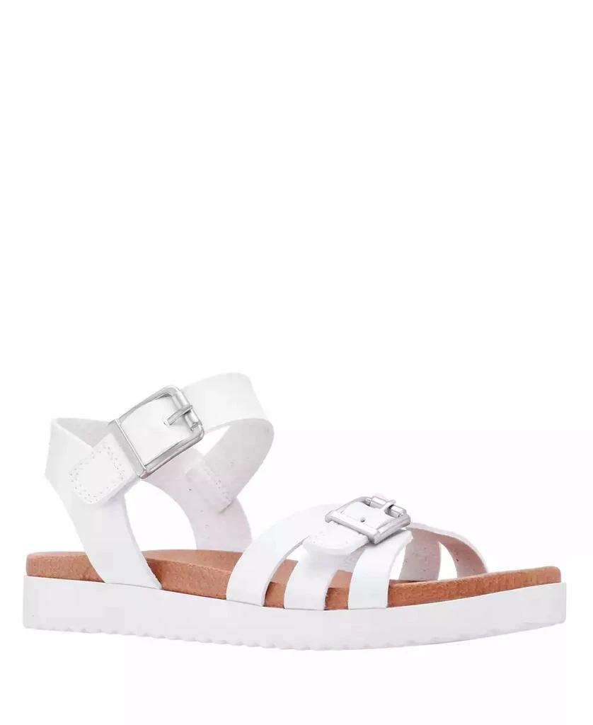 商品Nina|Big Girls Lacey Season Fastening Strap Sandals,价格¥338,第1张图片详细描述