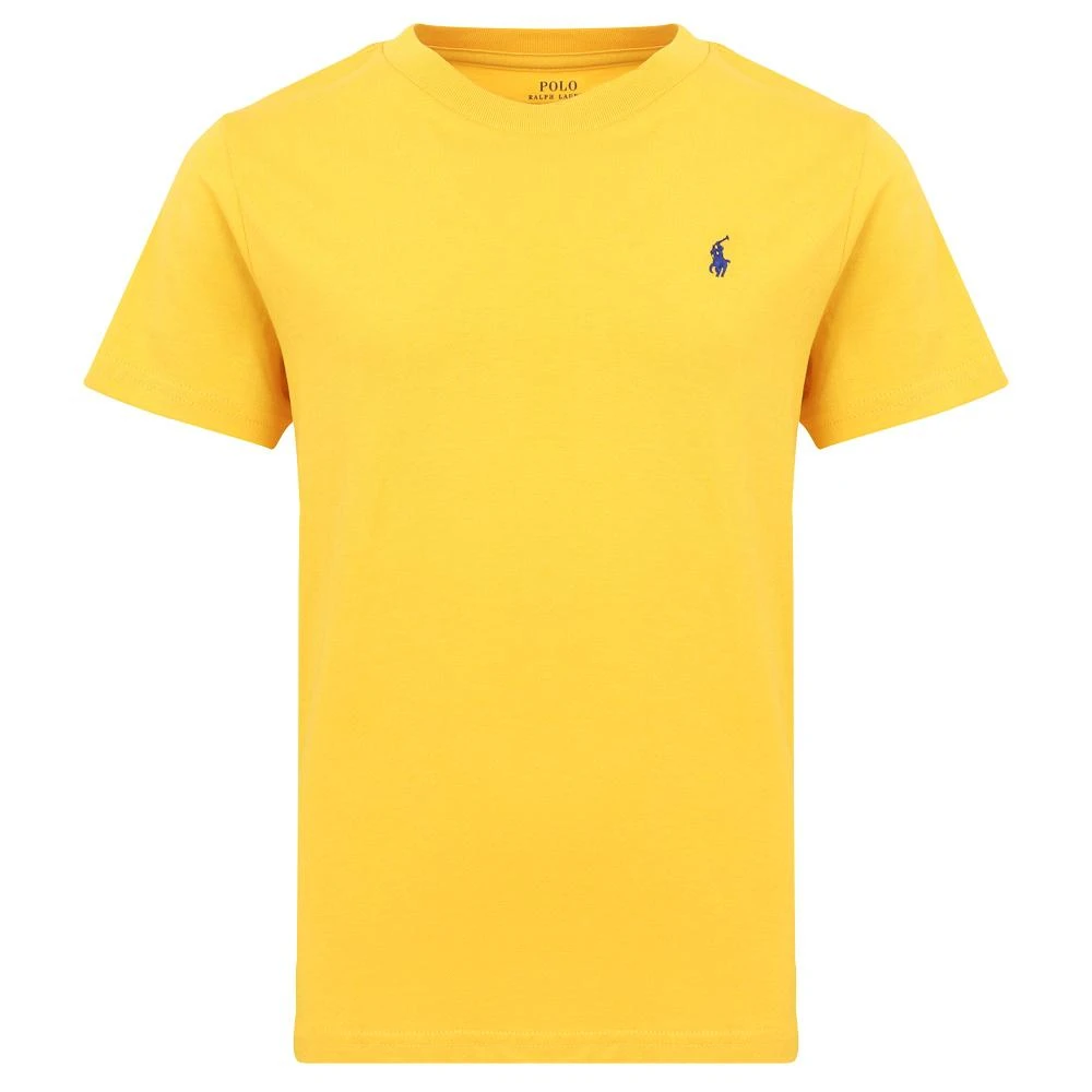 商品Ralph Lauren|Mustard Yellow Small Pony Logo Junior T Shirt,价格¥162,第1张图片