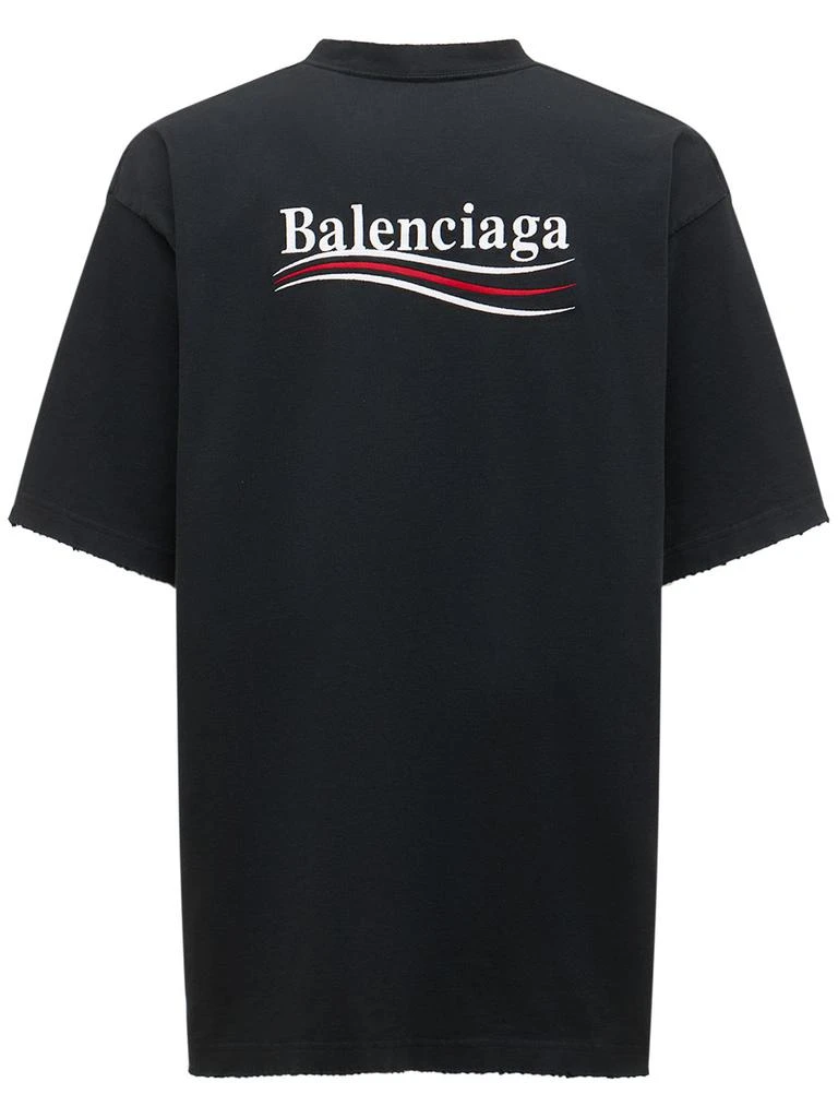 商品Balenciaga|Logo Cotton T-shirt,价格¥5316,第4张图片详细描述