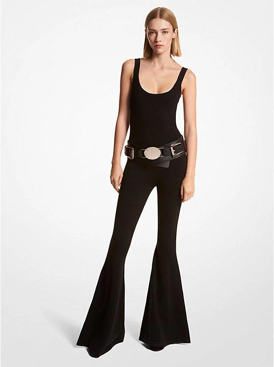 商品Michael Kors|Stretch Cashmere Flared Jumpsuit,价格¥4471,第1张图片