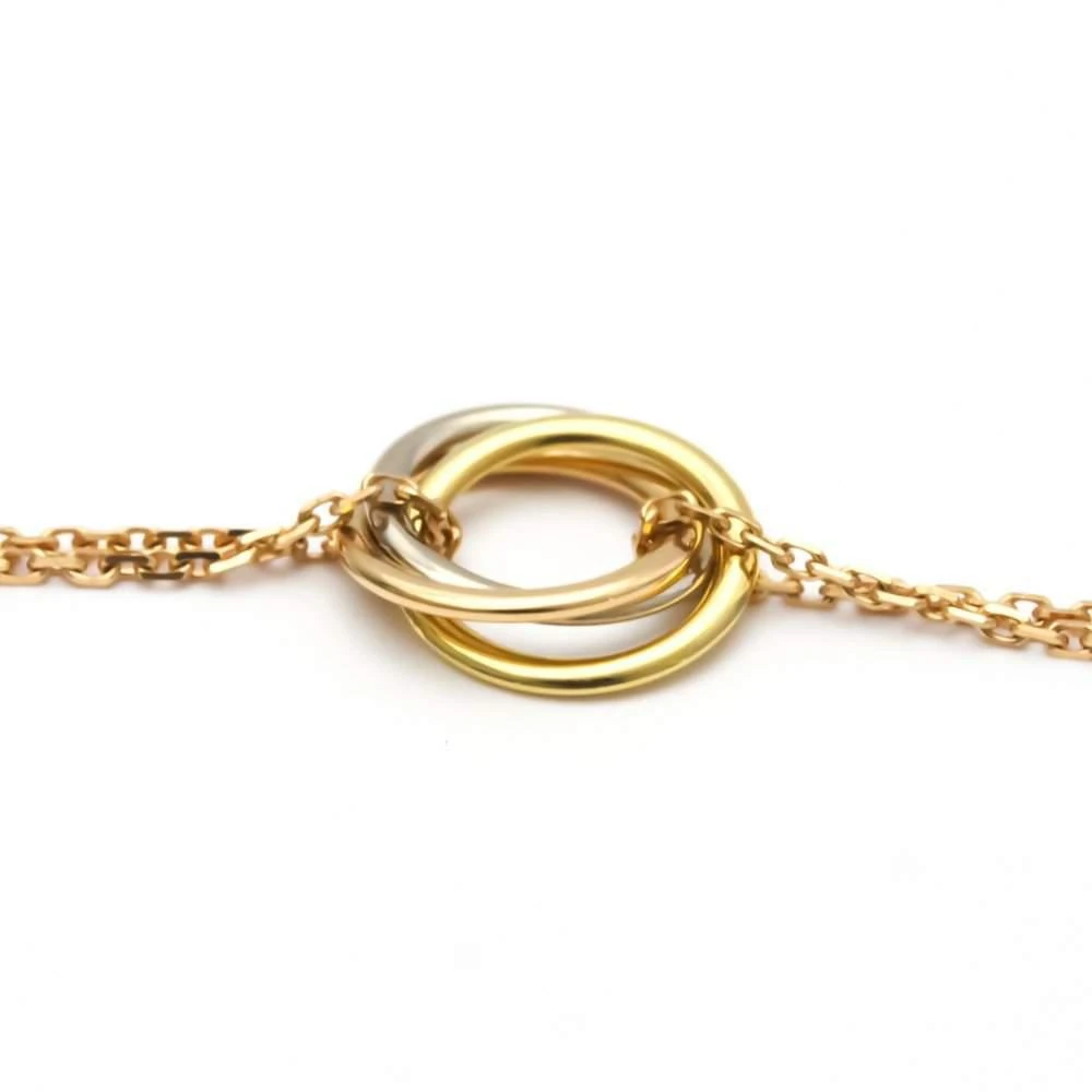 Cartier Trinity De Cartier 18K Yellow Rose White Gold Necklace 商品