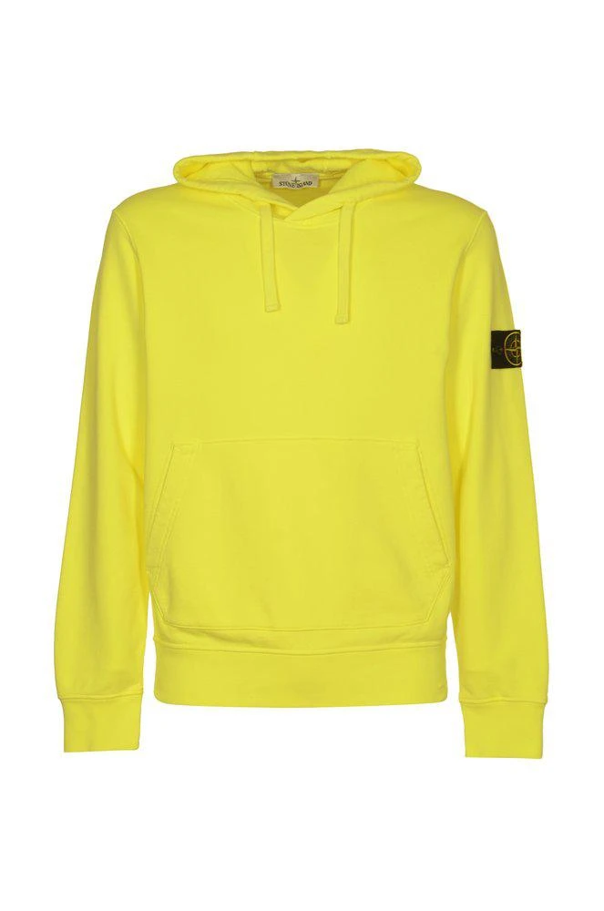 商品Stone Island|Stone Island Logo Patch Drawstring Hoodie,价格¥2129,第1张图片