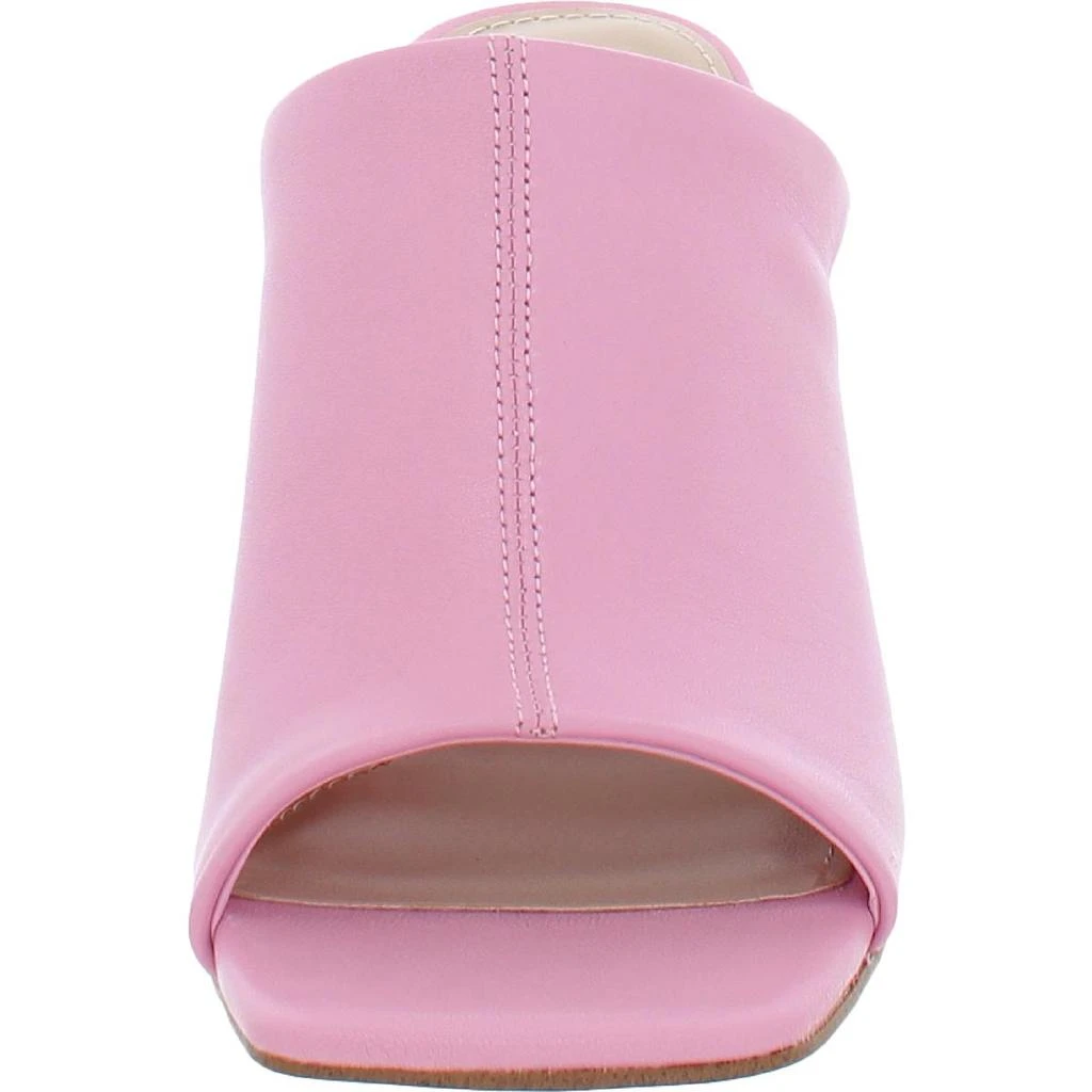 商品Steve Madden|Steve Madden Womens Tule Faux Leather Square Toe Mules,价格¥231,第3张图片详细描述