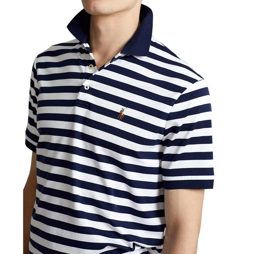 商品Ralph Lauren|Men's Classic Fit Soft Cotton Striped Polo Shirt,价格¥174,第3张图片详细描述