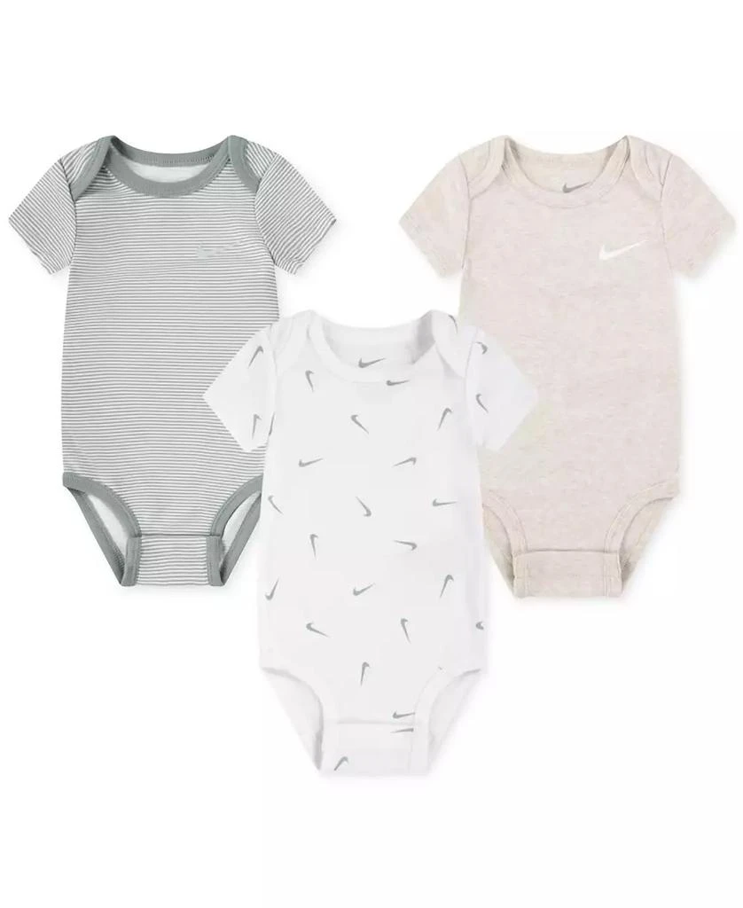 商品NIKE|Baby Boys or Girls Essentials Bodysuits, Pack of 3,价格¥160,第1张图片