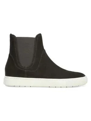 商品Vince|Nira High-Top Suede Slip-On Sneakers,价格¥394,第1张图片