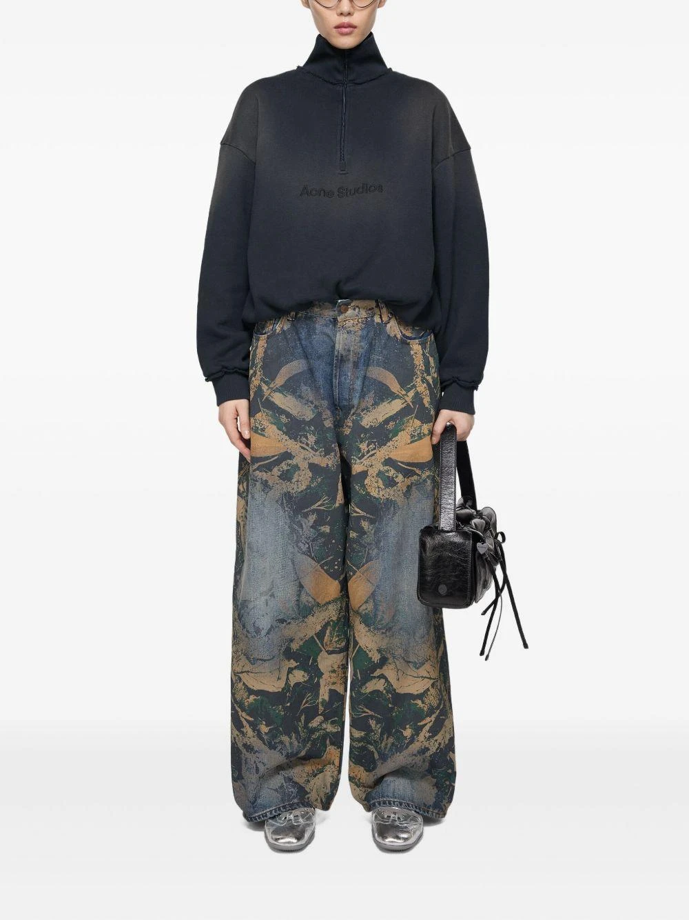商品【商品预售7天】 Acne Studios|Acne Studios 女士针织毛衣 AI0161885 黑色,价格¥5251,第3张图片详细描述