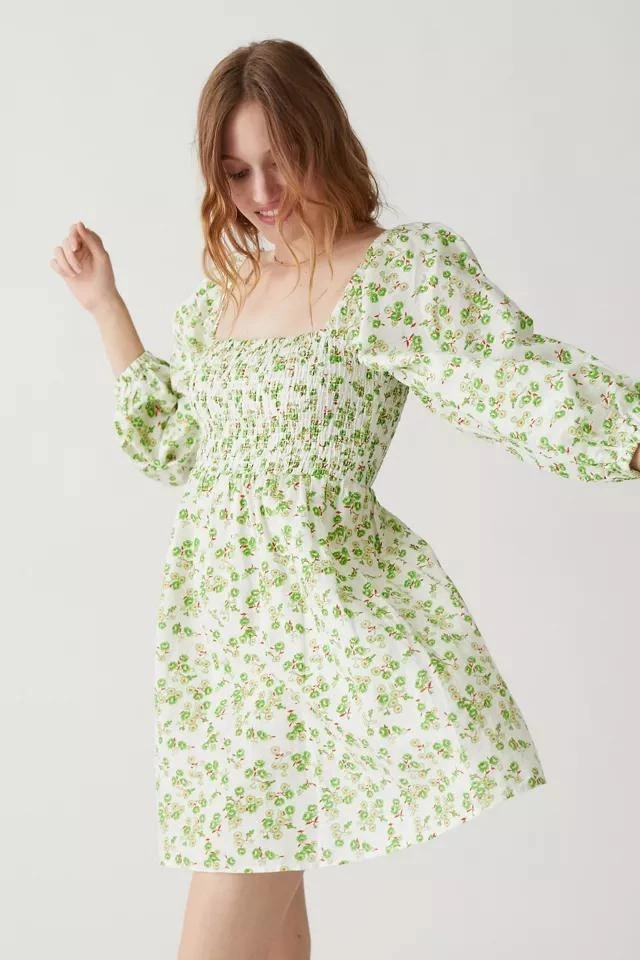 商品Urban Outfitters|UO Sofia Printed Square Neck Mini Dress,价格¥273,第1张图片