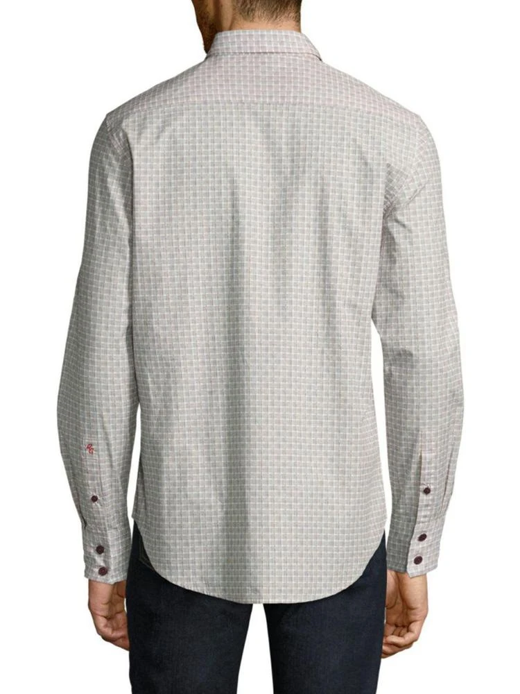 商品Robert Graham|Textured Cotton Casual Button-Down Shirt,价格¥442,第2张图片详细描述