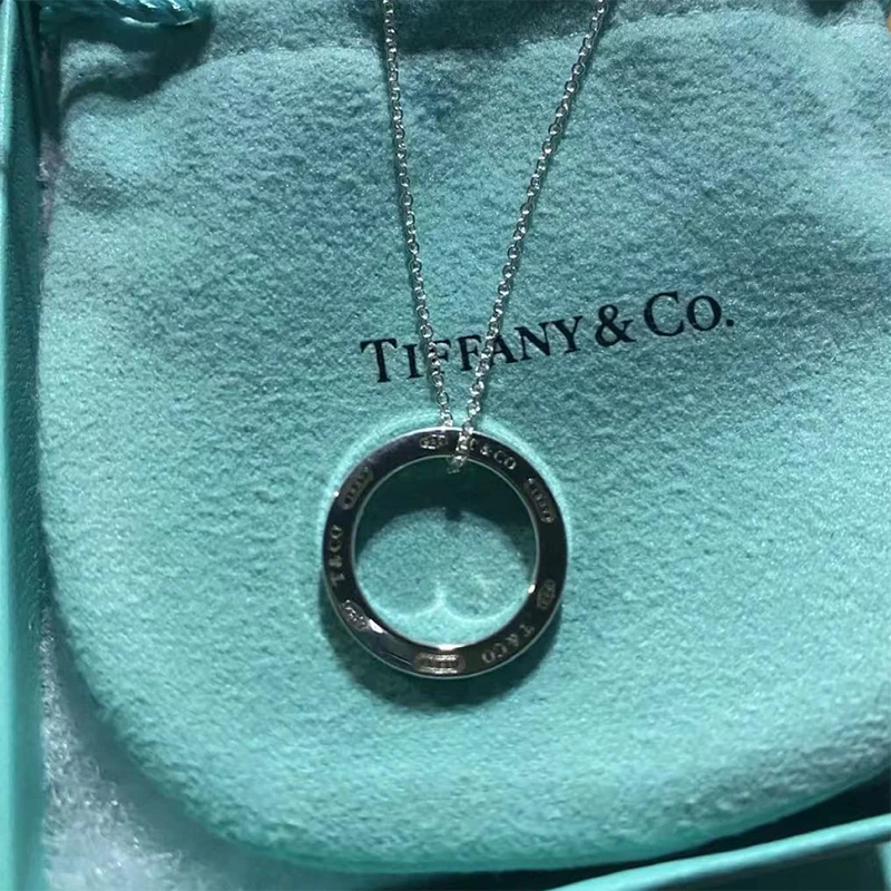 TIFFANY&CO.蒂芙尼女士项链925银1837圈形单环项链 商品