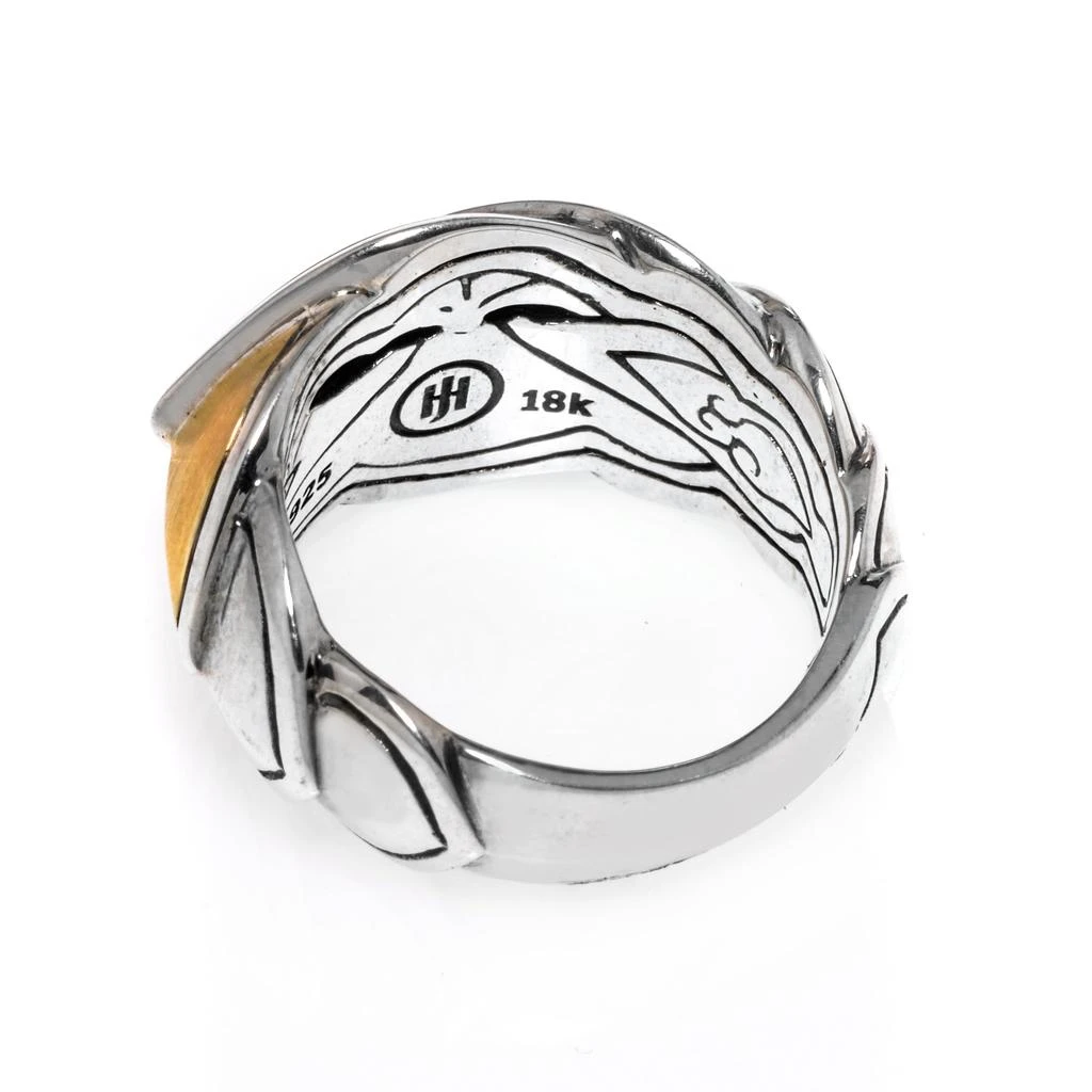 商品John Hardy|John Hardy Women's Sterling Silver and 18K Yellow Gold Ring,价格¥3367,第2张图片详细描述