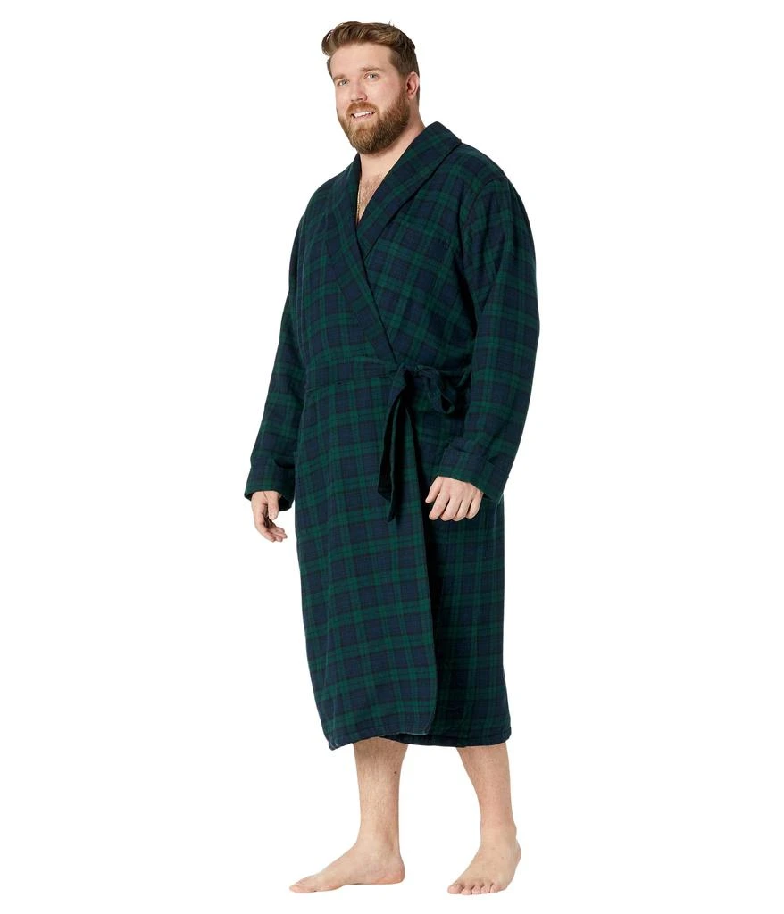 商品L.L.BEAN|Scotch Plaid Flannel Robe Sherpa Lined Tall,价格¥579,第1张图片