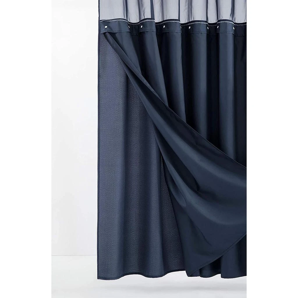 商品Dainty Home|Complete Shower Curtain with Detachable Liner,价格¥303,第1张图片