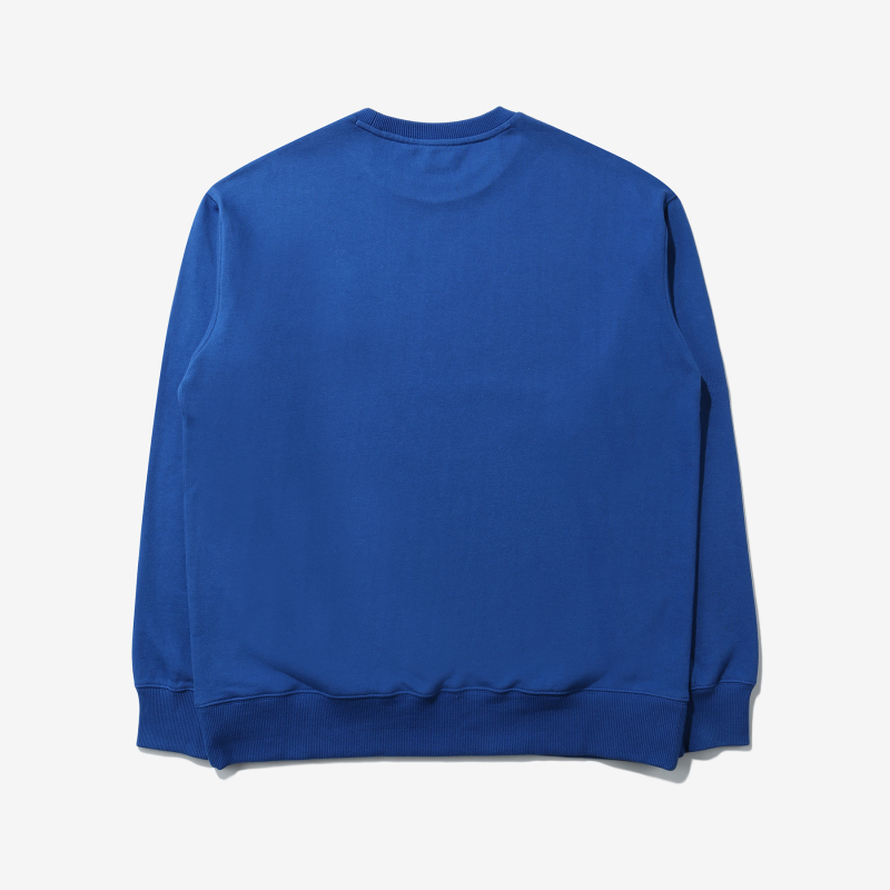 【享贝家】FILA男士宽松版型圆领运动衫卫衣黑色/蓝色FS2POD3127X（特价活动款）商品第2张图片规格展示
