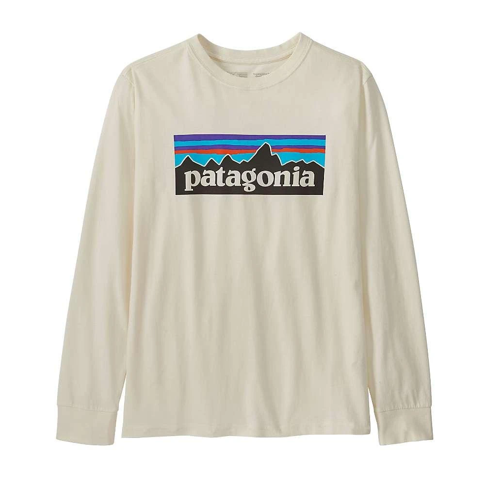 商品Patagonia|Patagonia Kids' Regenerative Organic Certified Cotton P-6 LS T-Shirt,价格¥322,第4张图片详细描述