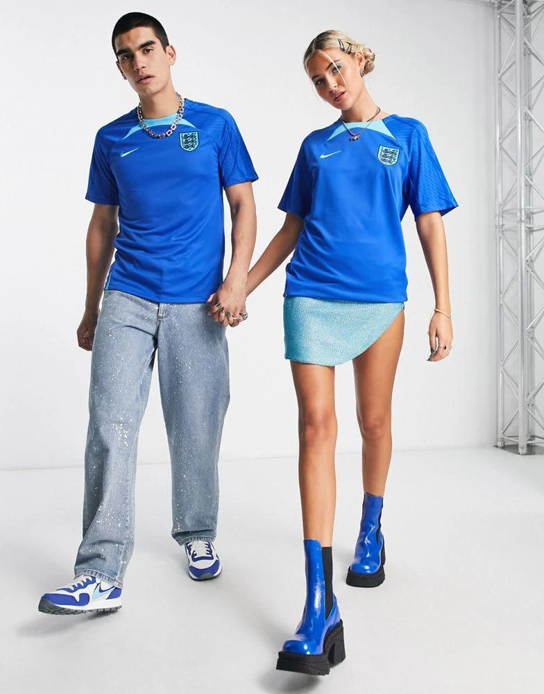 商品NIKE|Nike Football World Cup 2022 England unisex t-shirt in blue,价格¥263,第4张图片详细描述