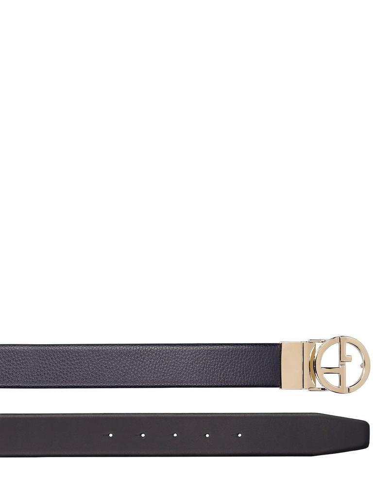 商品Giorgio Armani|Reversible Logo Leather Belt,价格¥2764,第1张图片