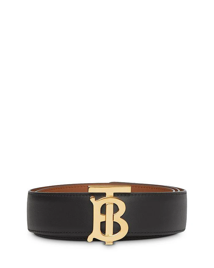 商品Burberry|Reversible Monogram Motif Leather Belt,价格¥2681,第1张图片