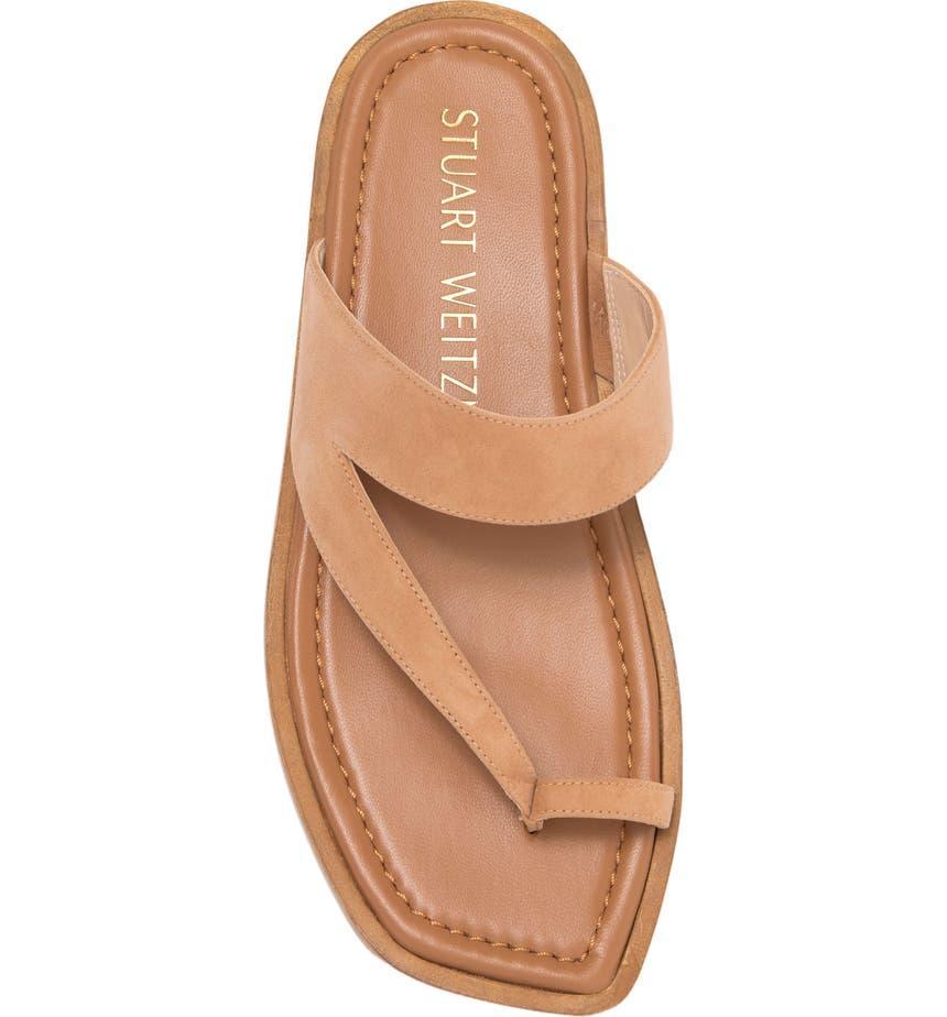 商品Stuart Weitzman|Lyla Flat Slide Sandal,价格¥725,第6张图片详细描述