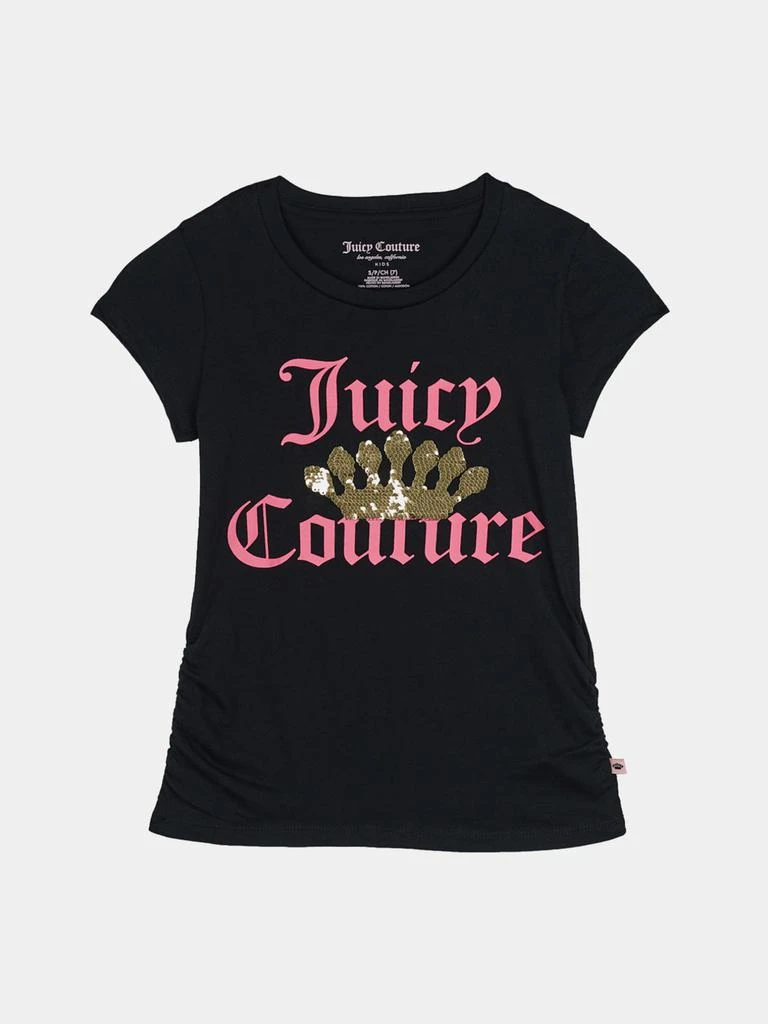 商品Juicy Couture|Girls Crown Sequin Tee,价格¥38,第3张图片详细描述