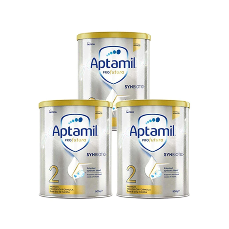澳洲Aptamil pro爱他美白金版奶粉2段900g/罐 新旧版本随机发（保税仓发货）（预售3个工作日内发货） 商品