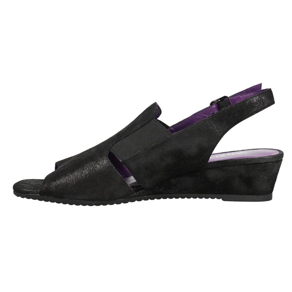 商品Vaneli|Flory Metallic Wedge Sandals,价格¥342,第3张图片详细描述