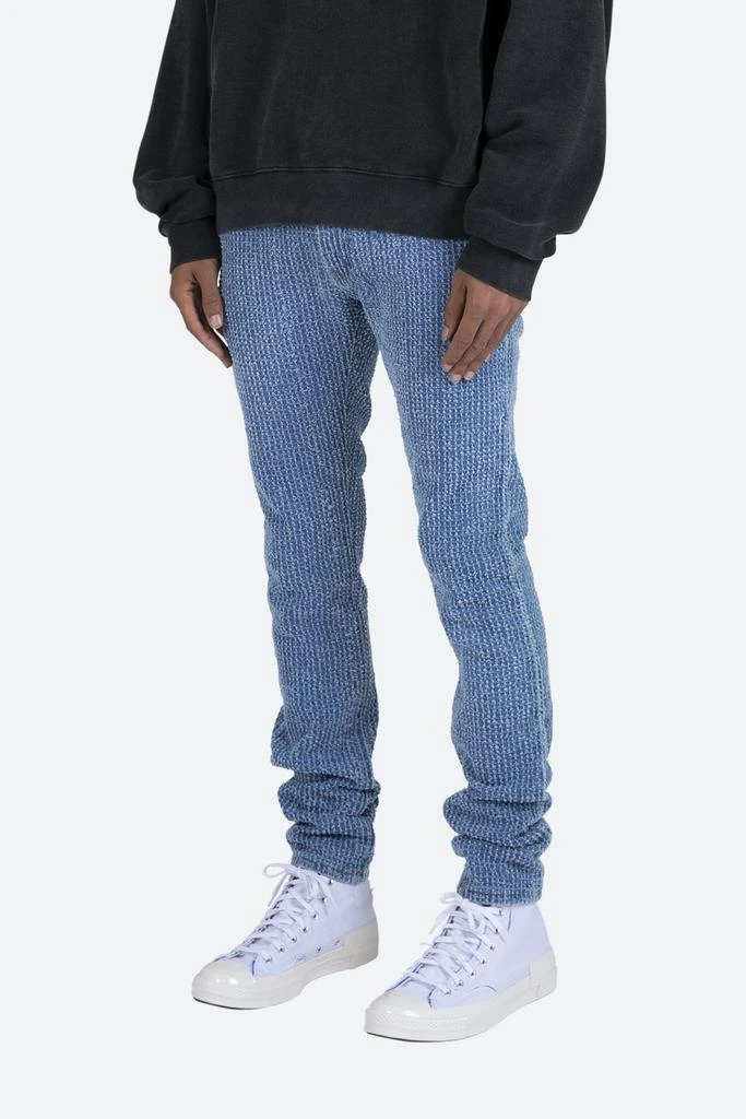商品MNML|M308 Jacquard Slim Denim - Blue,价格¥363,第2张图片详细描述
