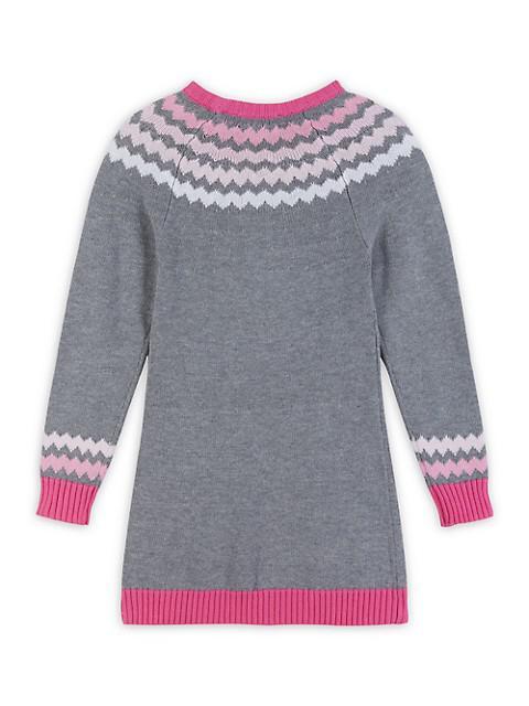 商品Andy & Evan|Little Girl's & Girl's Fair Isle Sweater Dress,价格¥425,第4张图片详细描述