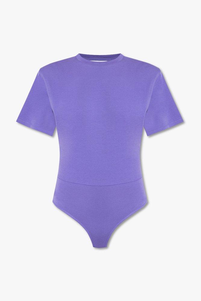 Iro Crewneck Short-Sleeved Bodysuit商品第1张图片规格展示
