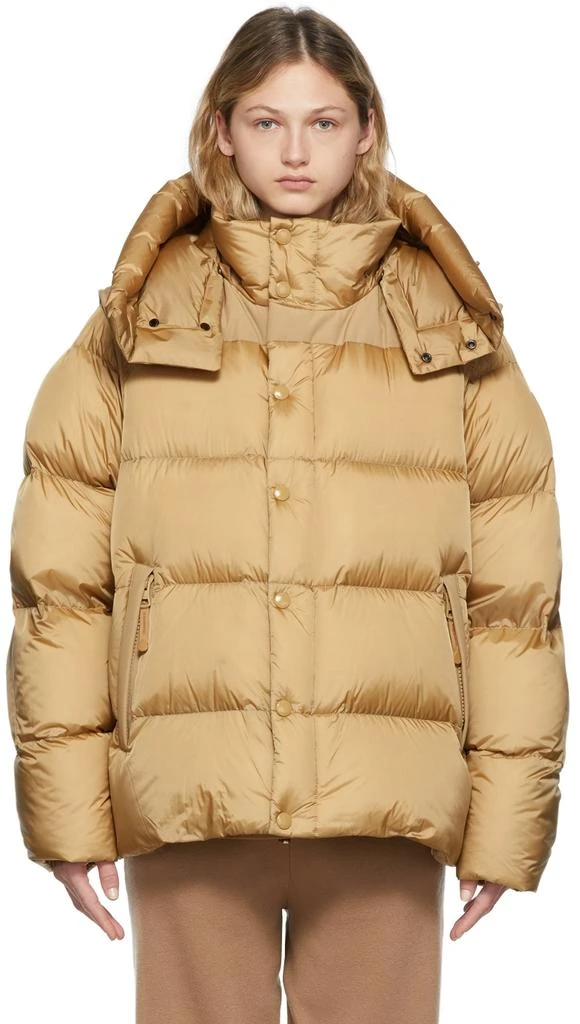 商品Burberry|Beige Lockwell Down Jacket,价格¥13468,第1张图片