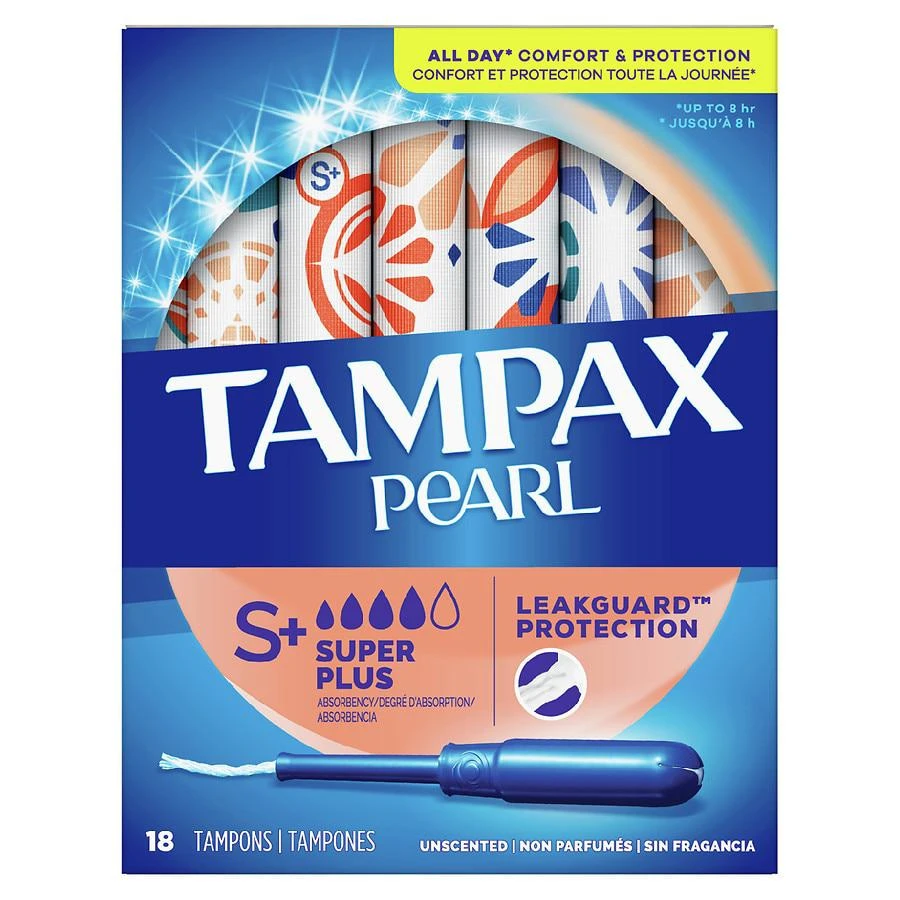 商品Tampax|Tampons with LeakGuard Braid No scent, Super Plus Absorbency,价格¥52,第1张图片
