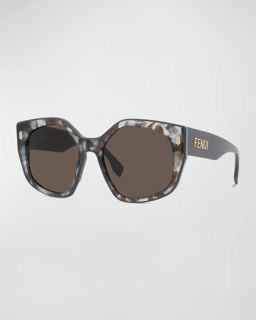 商品Fendi|Geometric Acetate Butterfly Sunglasses,价格¥1873,第1张图片