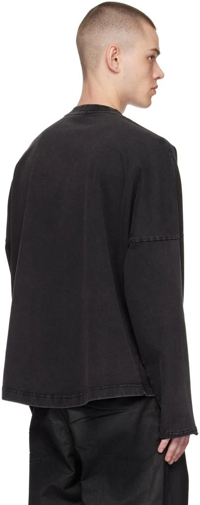 商品We11done|Black Heart Choker Long Sleeve T-Shirt,价格¥1253,第3张图片详细描述