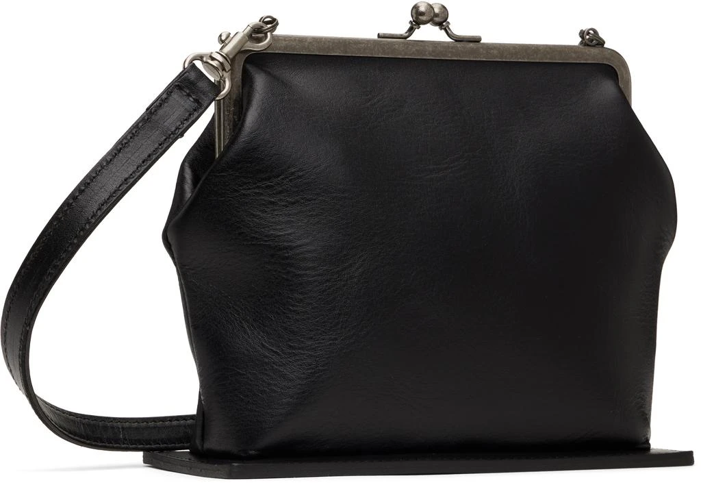 商品YOHJI YAMAMOTO|Black Metal Clasp Bag,价格¥2556,第3张图片详细描述