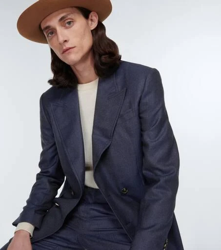 商品Gabriela Hearst|Miles double-breasted cashmere blazer,价格¥16292,第5张图片详细描述