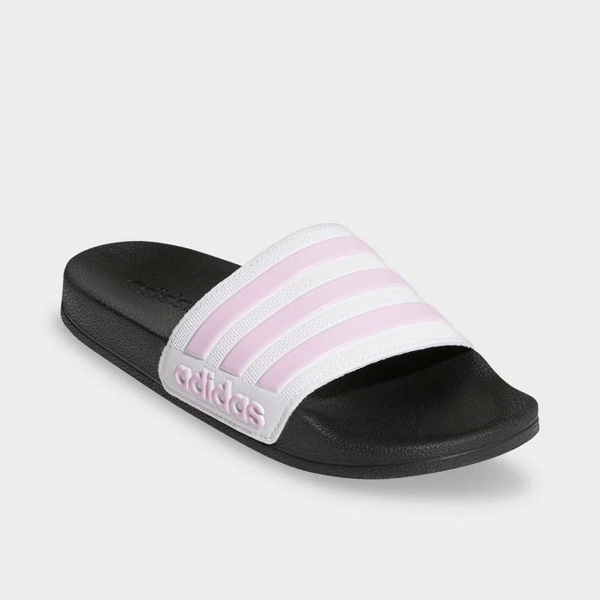 商品Adidas|Girls' Big Kids' adidas Adilette Shower Slide Sandals,价格¥186,第2张图片详细描述