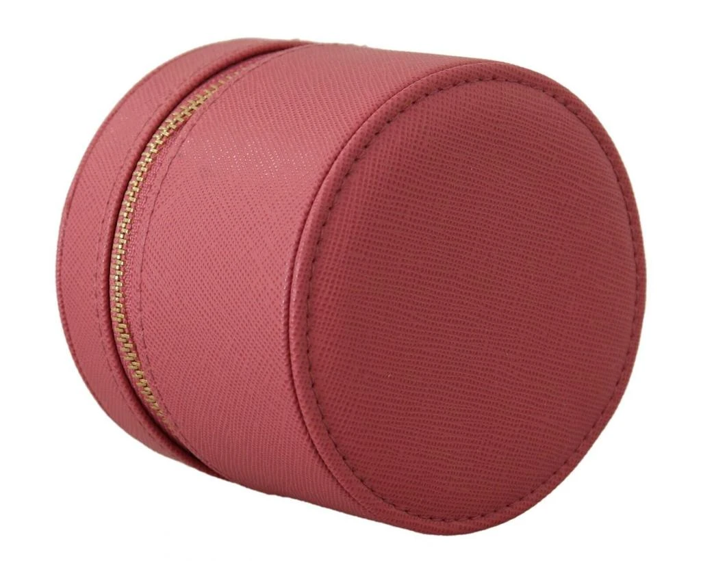 商品Michael Kors|Michael Kors Pink Leather Zip Round Pouch Purse Storage Wallet,价格¥1030,第3张图片详细描述