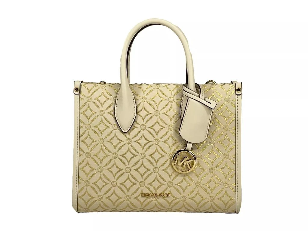 商品Michael Kors|Mirella Small Top Zip Crossbody Tote Bag Women's Creme,价格¥2100,第1张图片