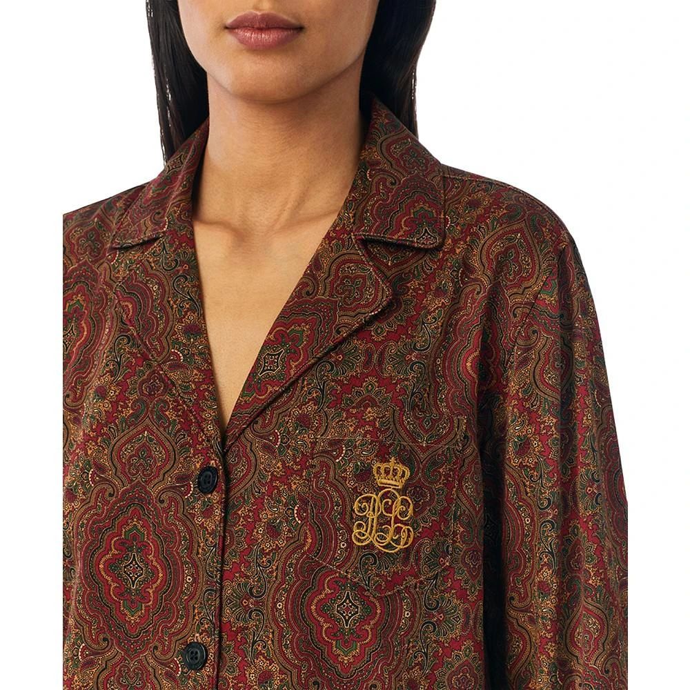商品Ralph Lauren|Women's 2-Pc. Paisley-Print Pajamas Set,价格¥394,第3张图片详细描述