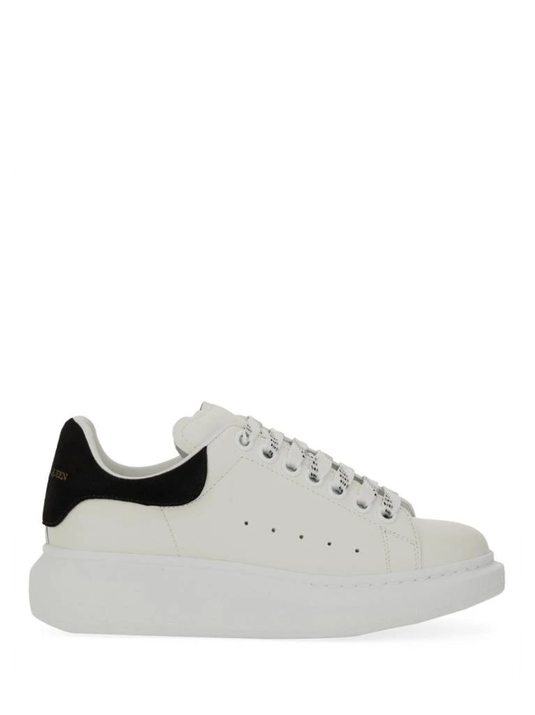 商品Alexander McQueen|Calfskin Oversized Sneakers With Suede Accents,价格¥4643,第1张图片