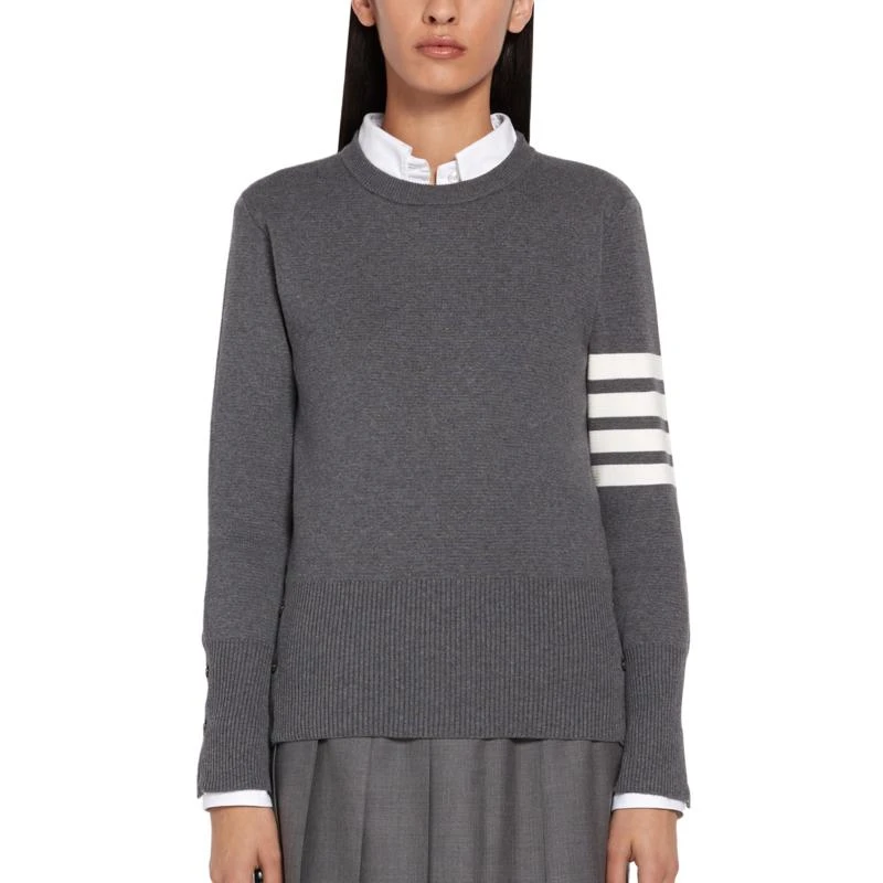 商品Thom Browne|THOM BROWNE 女格纹女士卫衣/帽衫 FKA239A035,价格¥5452,第1张图片