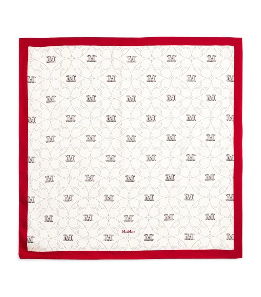 商品Max Mara|Silk Printed Scarf,价格¥1348,第3张图片详细描述