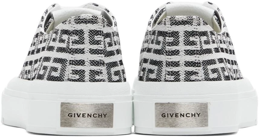 商品Givenchy|Black & White City Low 4G Sneakers,价格¥2333,第2张图片详细描述