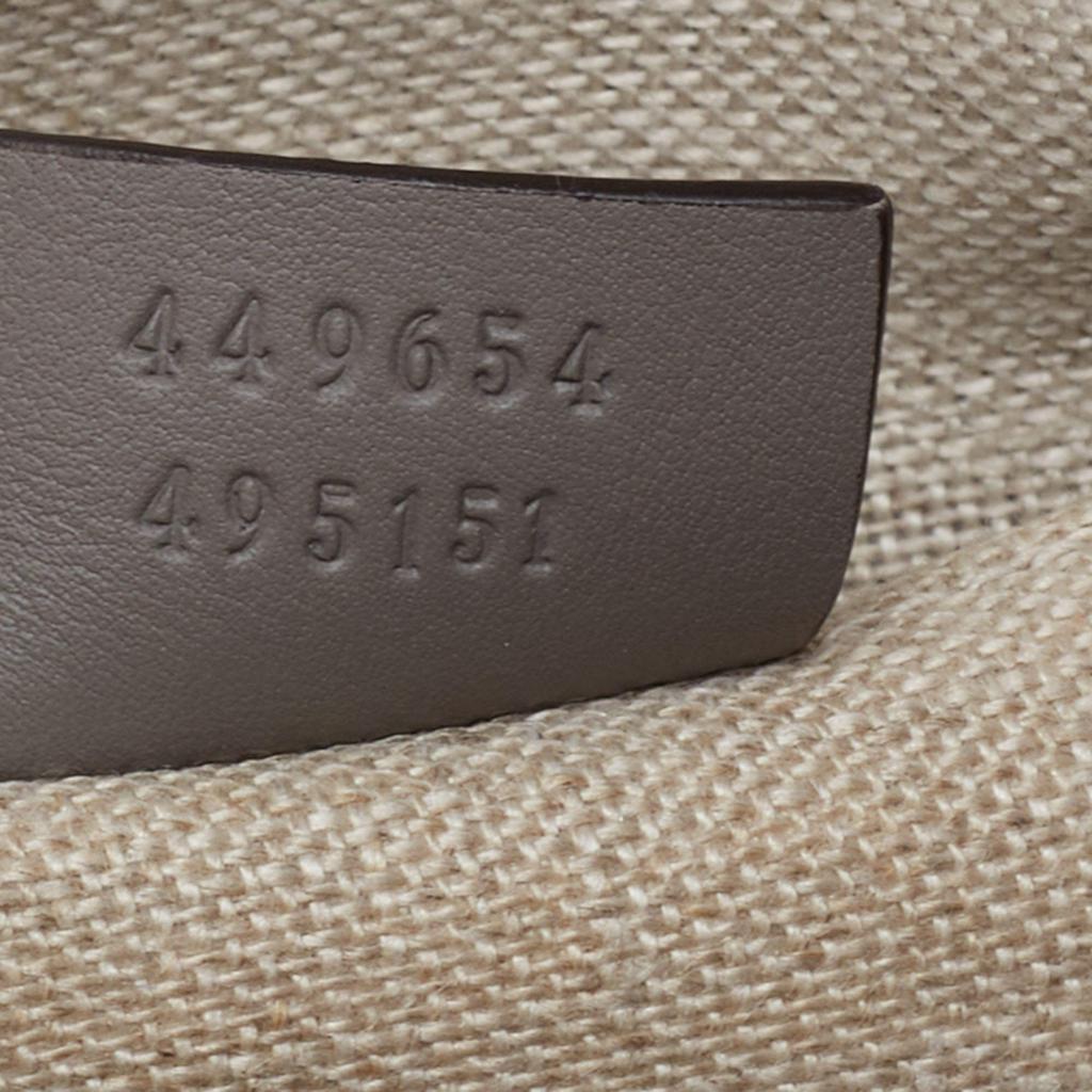 Gucci Grey Microguccissima Leather Mini Dome Satchel商品第9张图片规格展示