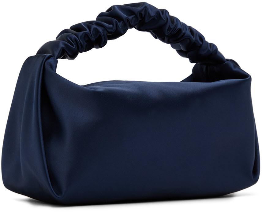 Blue Mini Scrunchie Top Handle Bag商品第2张图片规格展示