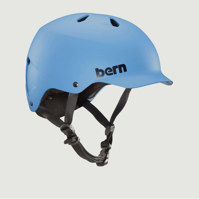 Watts EPS Matte Bike Helmet Cyan Blue Bern商品第1张图片规格展示