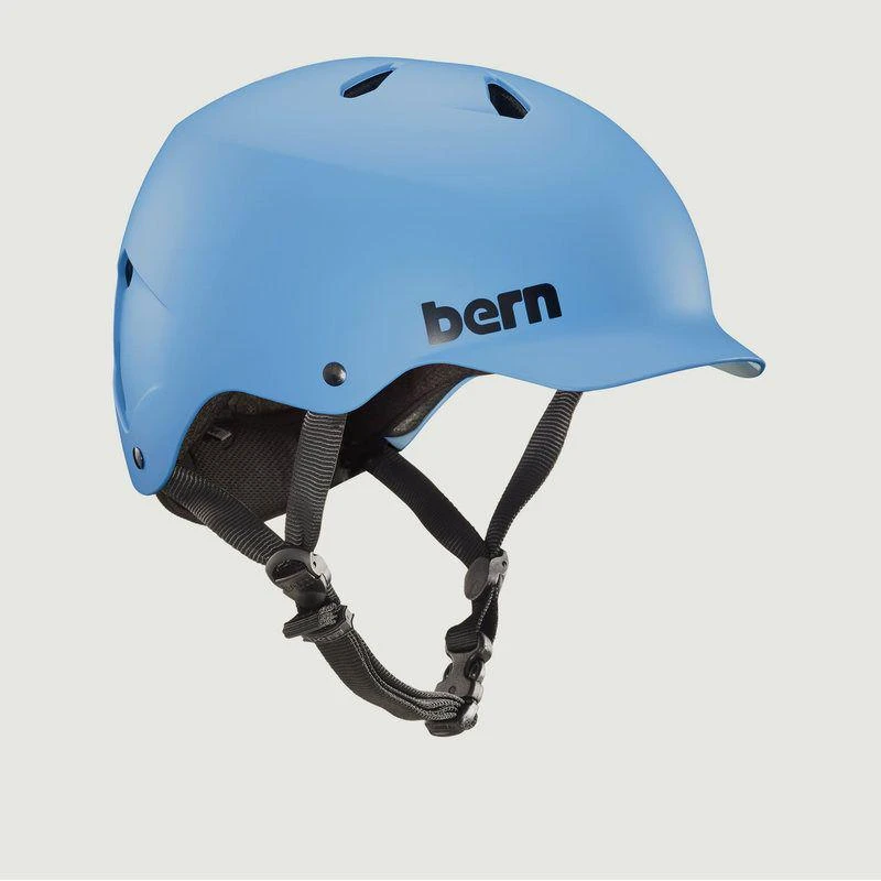 商品Bern|Watts EPS Matte Bike Helmet Cyan Blue BERN,价格¥415,第1张图片